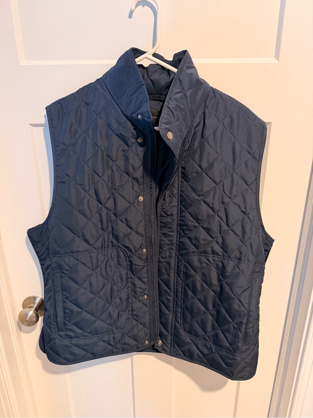 Banana Republic Navy Quilted Jacket